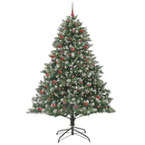 Albero di Natale artificiale con 300 LED Verde 210 cm