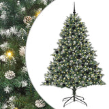 Albero di Natale artificiale con 300 LED Verde 210 cm