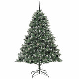 Albero di Natale artificiale con 300 LED Verde 210 cm