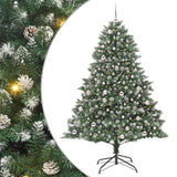 Albero di Natale artificiale con 300 LED Verde 210 cm