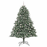 Albero di Natale artificiale con 300 LED Verde 210 cm