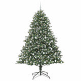 Albero di Natale artificiale con 300 LED Verde 210 cm