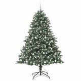 Albero di Natale artificiale con 300 LED Verde 210 cm