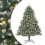 Albero di Natale artificiale con 300 LED Verde 210 cm