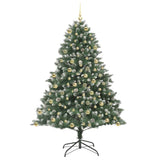 Albero di Natale artificiale con 300 LED Verde 210 cm