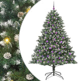 Albero di Natale artificiale con 300 LED Verde 210 cm