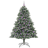 Albero di Natale artificiale con 300 LED Verde 210 cm