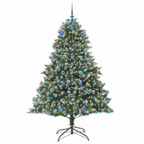 Albero di Natale artificiale con 300 LED Verde 210 cm