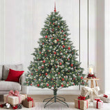 Albero di Natale artificiale con 300 LED Verde 240 cm