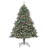Albero di Natale artificiale con 300 LED Verde 240 cm