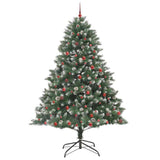 Albero di Natale artificiale con 300 LED Verde 240 cm