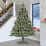 Albero di Natale artificiale con 300 LED Verde 240 cm