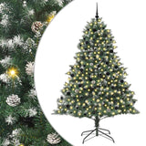 Albero di Natale artificiale con 300 LED Verde 240 cm