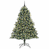 Albero di Natale artificiale con 300 LED Verde 240 cm