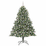 Albero di Natale artificiale con 300 LED Verde 240 cm
