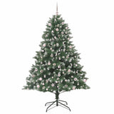 Albero di Natale artificiale con 300 LED Verde 240 cm