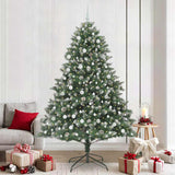 Albero di Natale artificiale con 300 LED Verde 240 cm