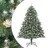 Albero di Natale artificiale con 300 LED Verde 240 cm