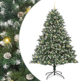 Albero di Natale artificiale con 300 LED Verde 240 cm