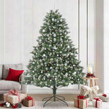 Albero di Natale artificiale con 300 LED Verde 240 cm