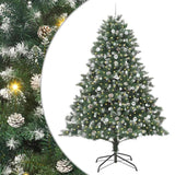 Albero di Natale artificiale con 300 LED Verde 240 cm