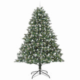 Albero di Natale artificiale con 300 LED Verde 240 cm