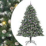 Albero di Natale artificiale con 300 LED Verde 240 cm