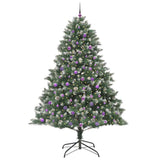 Albero di Natale artificiale con 300 LED Verde 240 cm