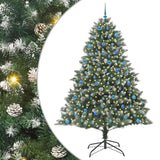 Albero di Natale artificiale con 300 LED Verde 240 cm