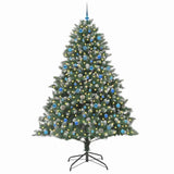 Albero di Natale artificiale con 300 LED Verde 240 cm