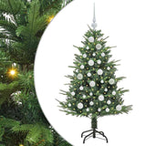 Albero di Natale artificiale preilluminato con set di palline