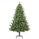 Albero di Natale artificiale con luci integrate Verde 180 cm