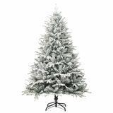 Albero di Natale Artificiale Pre-illuminato con Set di Palline