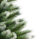 Albero di Natale artificiale a cerniera con neve fioccata