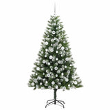 Albero di Natale artificiale a cerniera con neve fioccata