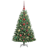 Albero di Natale Artificiale con Rami Pieghevoli Verde 120 cm