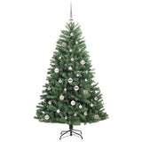 Albero di Natale Artificiale con Rami Pieghevoli Verde 150 cm