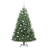 Albero di Natale Artificiale con Rami Pieghevoli Verde 150 cm