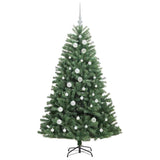 Albero di Natale Artificiale con Rami Pieghevoli Verde 150 cm