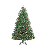 Albero di Natale Artificiale con Rami Pieghevoli Verde 150 cm