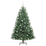 Albero di Natale Artificiale con Rami Pieghevoli Verde 180 cm