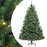 Albero di Natale Artificiale con Rami Pieghevoli Verde 240 cm