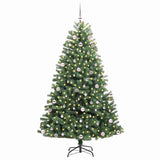 Albero di Natale Artificiale con Rami Pieghevoli Verde 240 cm