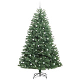 Albero di Natale Artificiale con Rami Pieghevoli Verde 240 cm
