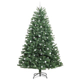 Albero di Natale Artificiale con Rami Pieghevoli Verde 240 cm