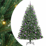 Albero di Natale Artificiale con Rami Pieghevoli Verde 240 cm