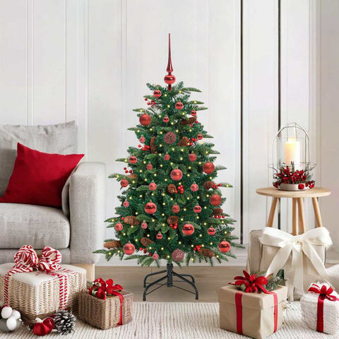 Albero di Natale artificiale con 150 LED Verde 120 cm