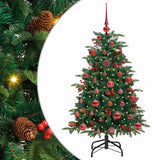 Albero di Natale artificiale con 150 LED Verde 120 cm