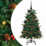 Albero di Natale artificiale con 150 LED Verde 120 cm