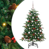 Albero di Natale artificiale con 150 LED Verde 120 cm